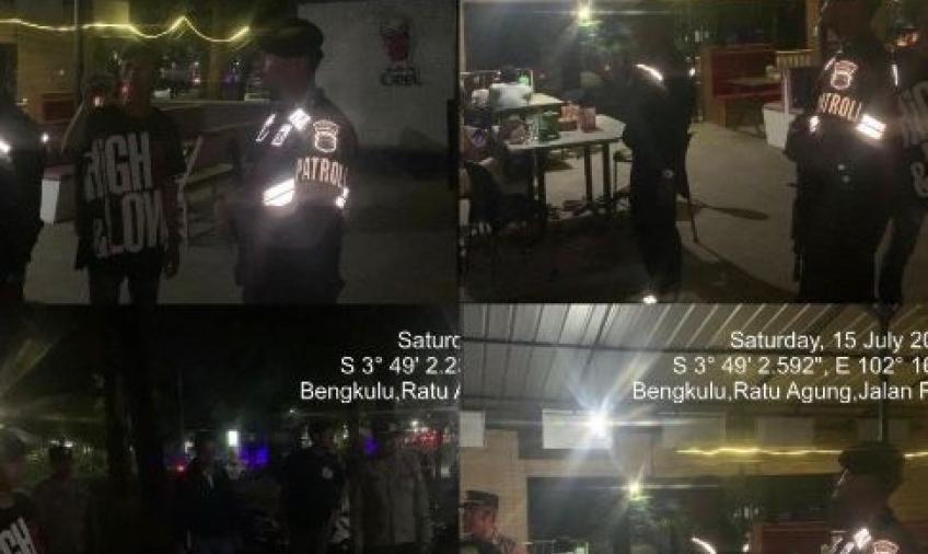 Patroli Malam Hari, Sat Samapta Polresta Bengkulu Temukan Minuman Tuak