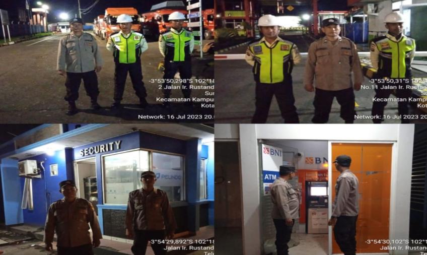 Patroli di Kawasan Pelabuhan, Polsek KSKP Cegah Tindak Pidana 3C