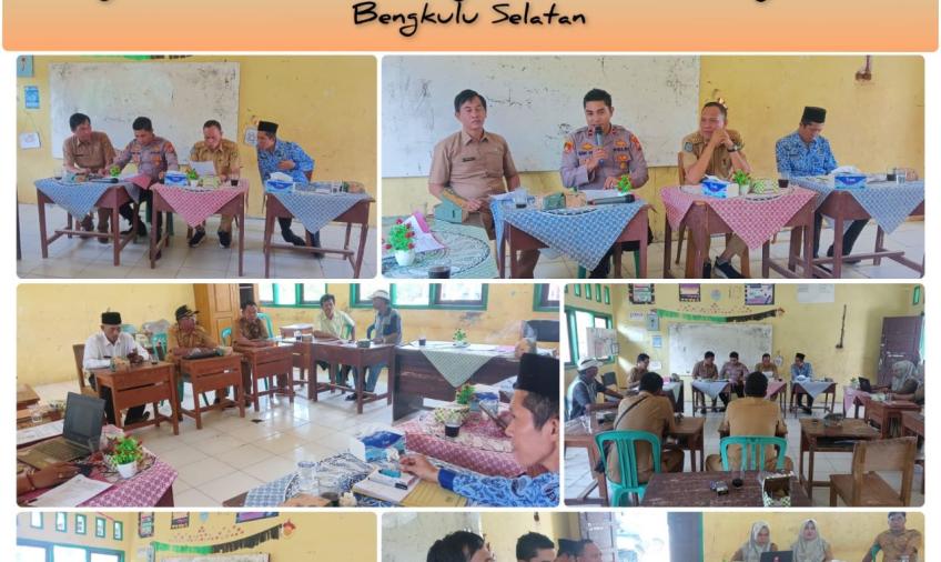 Kapolsek Kedurang Hadiri Pemecahan Masalah Pembahasan Status Tanah Bangunan SD Negeri 61 BS