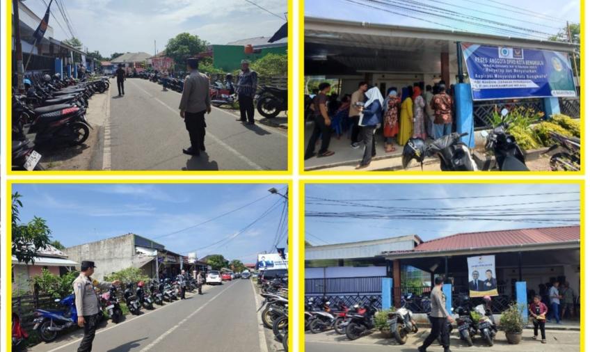 Polsek Kampung Melayu Laksanakan Pengamanan Kegiatan Reses Anggota DPRD Kota Bengkulu