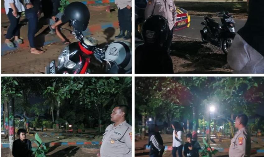 Ciptakan Situasi Kamtibmas yang Kondusif, Personel Polsek Muara Bangkahulu Patroli Dialogis