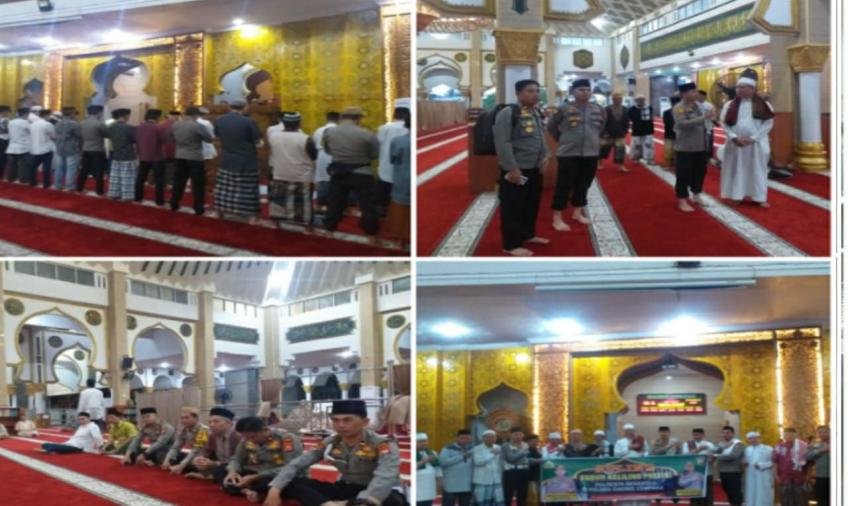 Polresta Bengkulu Suling di Masjid Baitul Izzah, Polsek Gading Cempaka Berikan Pengamanan