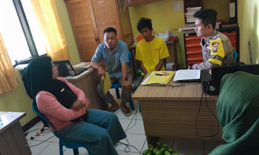Perkara Pencurian 2 Tandan Pisang Didamaikan oleh Bhabinkamtibmas