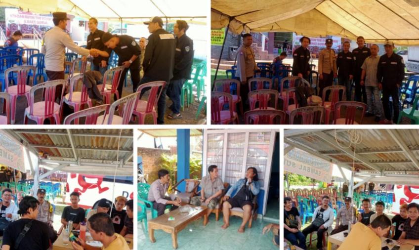 Ciptakan Situasi Kamtibmas, Polsek Ratu Samban Patroli Objek Vital dan Pusat Keramaian