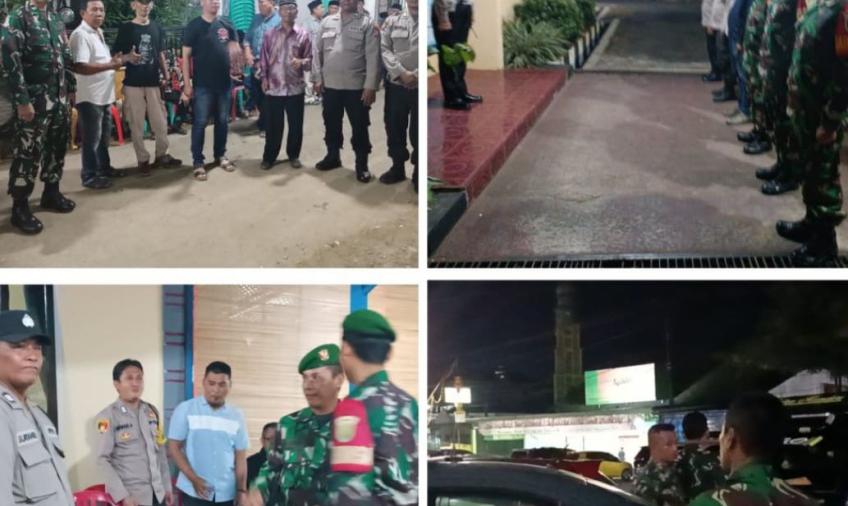 Sinergitas Tni-Polri, Polsek Muara Bangkahulu Bersama Koramil Patroli Gabungan di Seputaran Wilayah Hukum