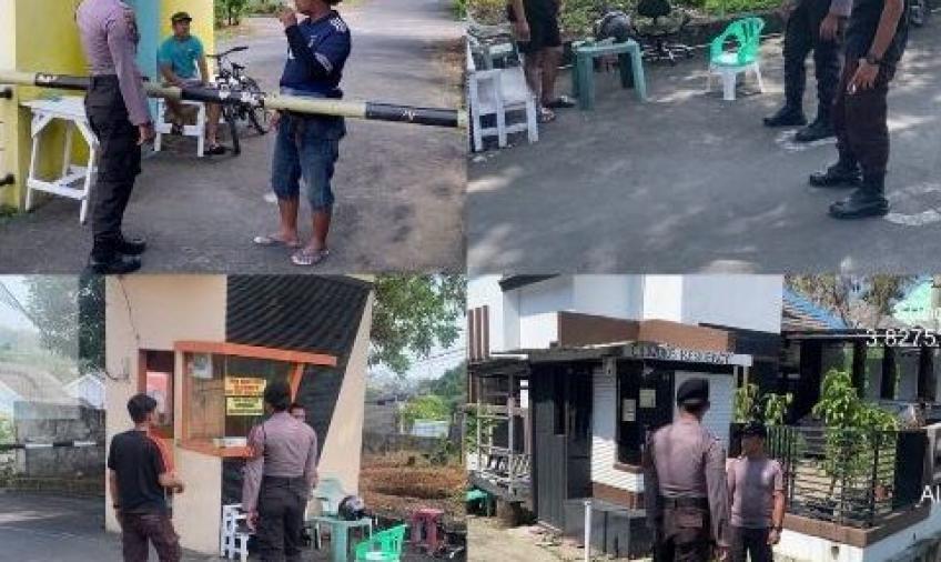 Meminimalisir Tindak Pidana 3C Personel Sat Samapta Patroli Sore Sambangi Petugas Jaga Perumahan