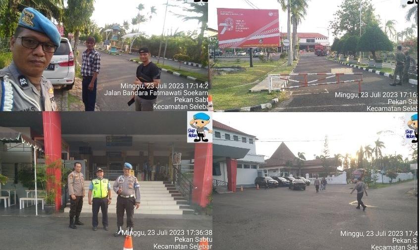 Polsek Selebar Laksanakan Kesiapan Pengamanan Kedatangan Jemaah Haji Provinsi Bengkulu
