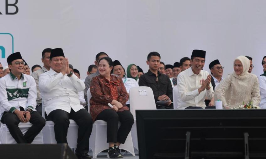 Jokowi Sapa Prabowo, Teriakan Presiden Menggema dari Kader PKB 