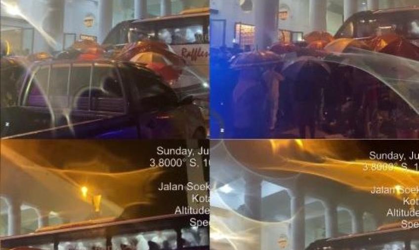 Sat Samapta Polresta Bengkulu Berikan Pengamanan Kepulangan Jemaah Haji Kota Bengkulu