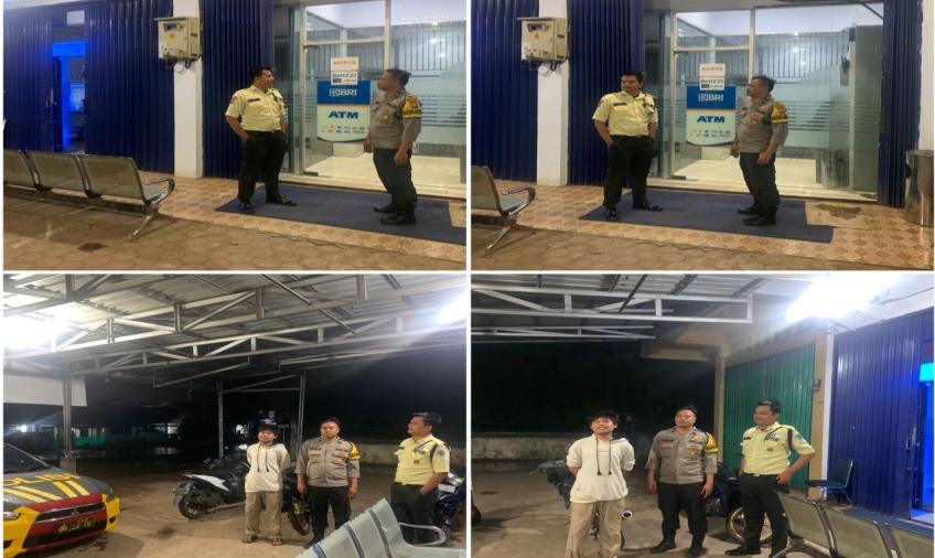 Minggu Malam, Polsek Muara Bangkahulu Patroli Keliling Pantau Situasi Kamtibmas