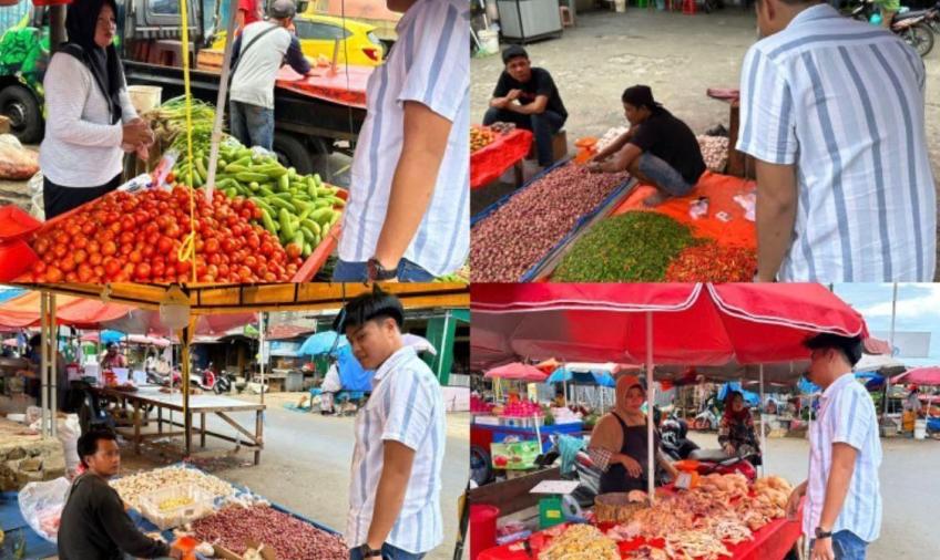 Deteksi Dini Harga Bahan Pokok di Pasar, Polresta Bengkulu Lakukan Monitoring