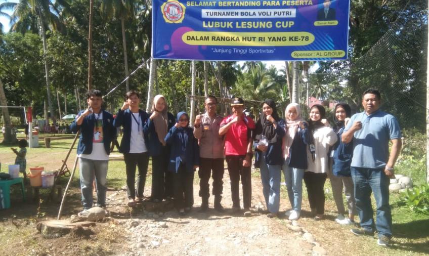 Polsek Lais Laksanakan Pengamanan Pertandingan Bola Volley