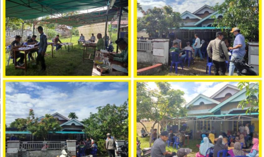 Personel Polsek Kampung Melayu Monitoring dan Berikan Pengamanan Pemilihan Ketua RT 53 Kelurahan Kandang