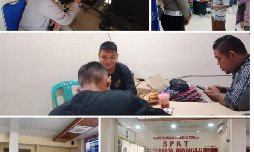 Unit SPK 3 Polresta Bengkulu Buka Pelayanan Publik, 25 Lembar SIM dan 13 Sidik Jari dan SKCK Terlayani