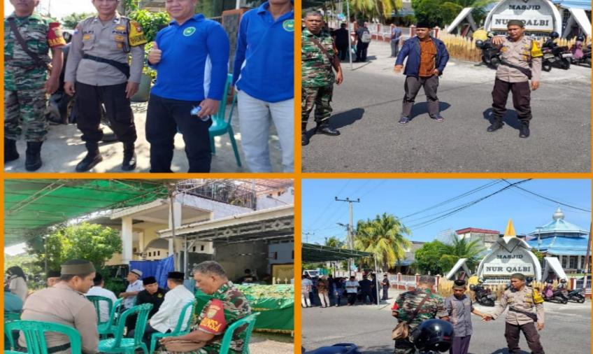 Sambang Duka di Kediaman Warga Binaan, Bhabinkamtibmas Polsek Gading Cempaka Gelar Pengaturan Lalin