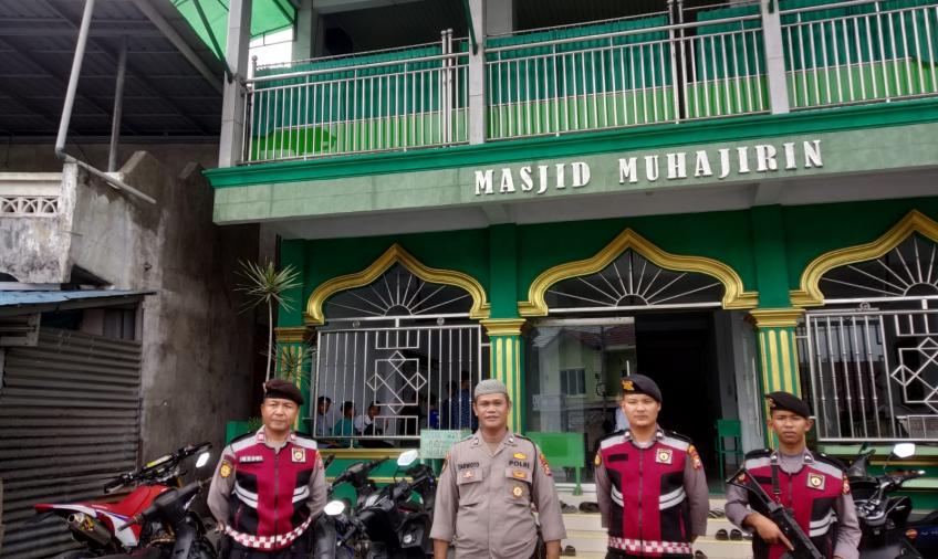 Polres Bengkulu Tengah Kerahkan Personel Pengamanan Ibadah Salat Jumat