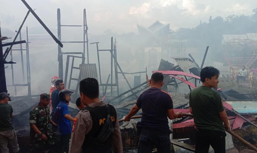 Asrama Putri Pesantren di Lebong Kebakaran