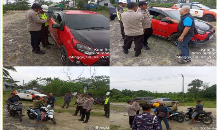Bersama Pelindo, Polsek KSKP Pulau Baai Lakukan Penertiban Wisata di Simpang Lokalisasi