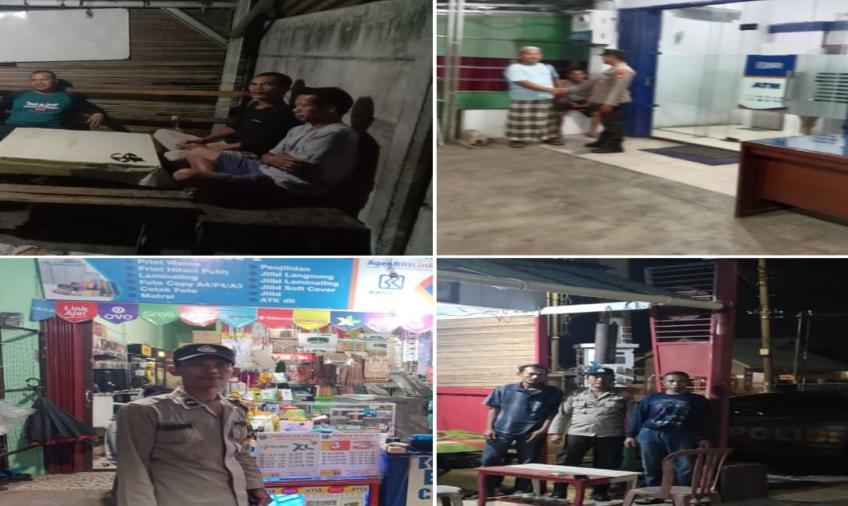 Patroli Dialogis, Polsek Kampung Melayu Sambang Kamtibmas kepada Petugas Jaga Pos Ronda