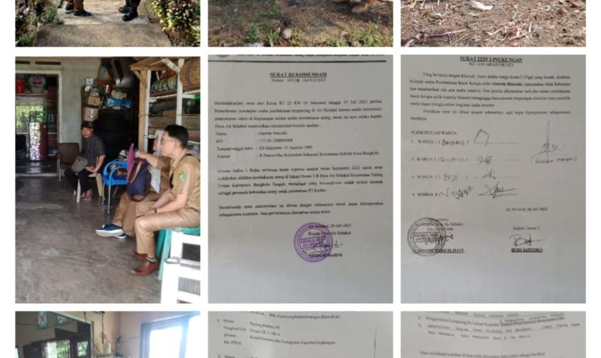 Tinjau Keluhan Masyarakat, Bhabinkamtibmas Polsek Selebar Bersama Lurah Sukarami Sambang Dialogis