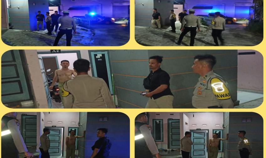 Polsek Teluk Segara Patroli Gabungan Bersama Polresta Bengkulu Berikan Imbaun Kamtibmas kepada Penghuni Kost-Kostan