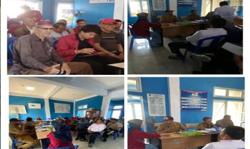 Bhabinkamtibmas Polsek Teluk Segara Hadiri Musyawarah Persiapan Perayaan HUT RI Ke 78