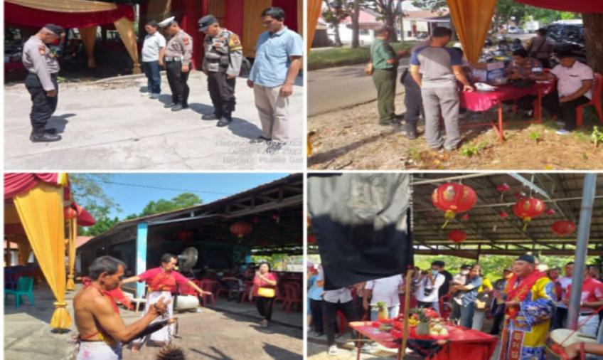 Hadir di Tengah Masyarakat, Polsek Gading Cempaka Berikan Pengamanan Hut Kelenteng Air Suci