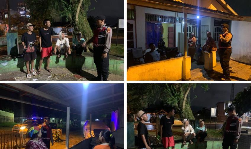 Patroli Dialogis, Sat Samapta Polresta Bengkulu Sambangi Pemuda Nongkrong