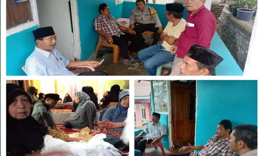 Bhabinkamtibmas Polsek Teluk Segara, Sambang Duka di Kelurahan Tengah Padang