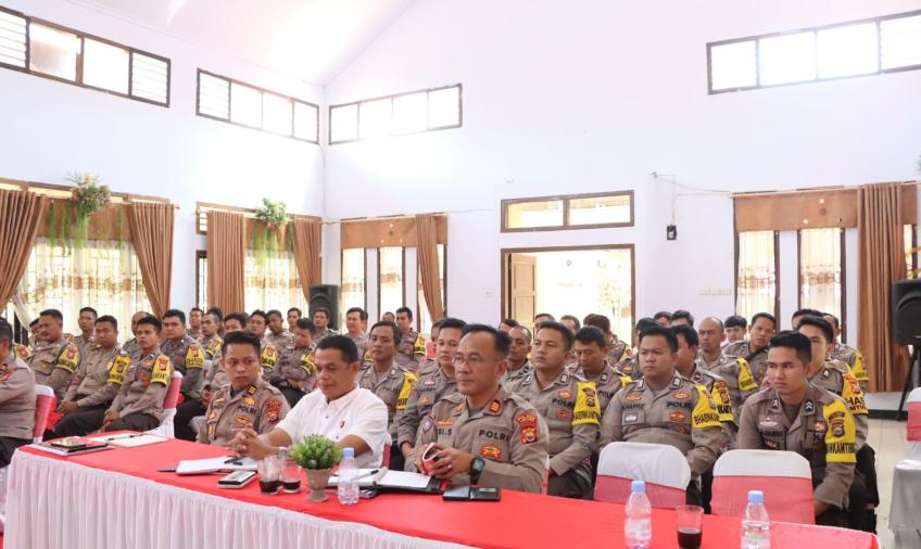 Kapolres Lebong Beri Arahan Kepada Para Bhabinkamtibmas