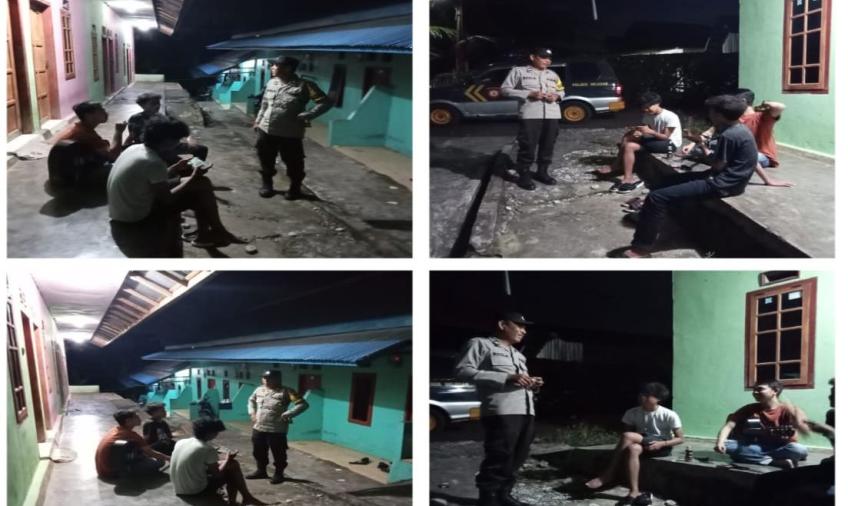 Sambang Dialogis, Personel Polsek Selebar Sampaikan Imbauan Curanmor