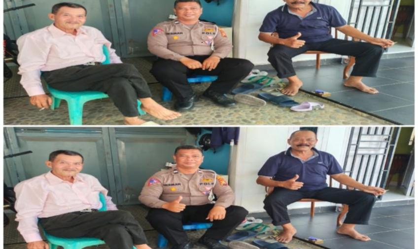 Tingkatkan Hubungan dengan Warga, Polsi RW Sambangi Ketua RW 02