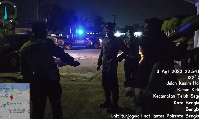 Patroli Humanis, Satlantas Berikan Teguran Kepada Pengendara yang Tidak Menggunakan Helem
