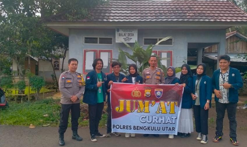 Polres BU Kembali Gelar Jumat Curhat Bersama Mahasiswa KKN