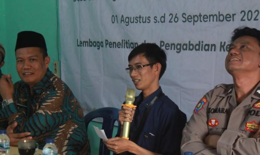 Membuka KKN, Kaprodi Akuntansi Ajak Masyarakat Kuliahkan Anaknya di UNUSIA