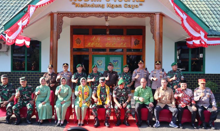 Kapolres Lebong Turut Sambut Kunjungan Danrem di Rejang Lebong