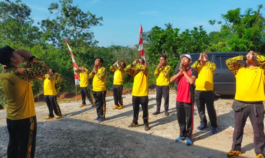 Jaga Kebugaran Tubuh, Polsek Batik Nau Olahraga Bersama 