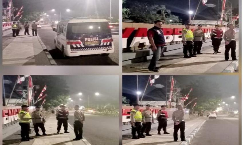 Pantau Giat Masyarakat, Kapolsek Gading Cempaka Bersama Personel Gelar Patroli