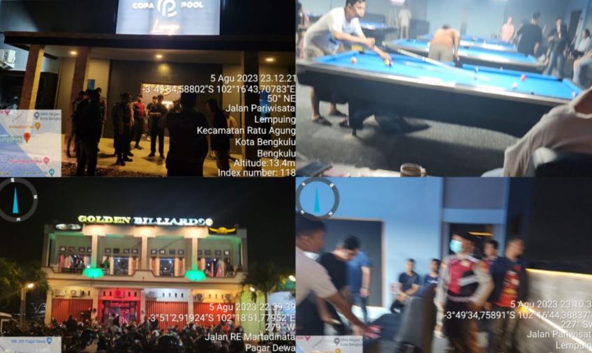 Tekan Angka Kriminalitas, Polresta Bengkulu Razia Penyakit Masyarakat dan Aksi Balap Liar
