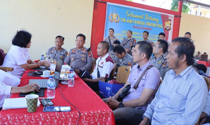 Polres Lebong Ikuti Audit Kinerja Itwasum Polri Tahap II di Polres Kepahiang