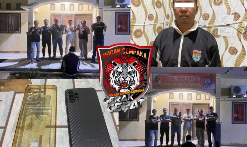 Embat 2 Hp dan Tabung Gas, Warga Pondok Kepala Diringkus Polsek Gading Cempaka