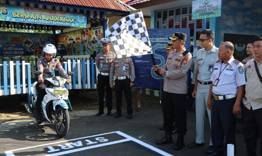 Satlantas Polres Kepahiang Sosialisasi Materi Ujian Praktik SIM Terbaru