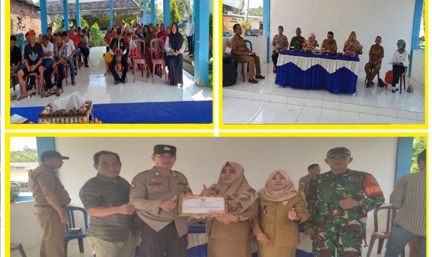 Hadiri Sosialisasi Pembangunan Pasar, Bhabinkamtibmas Terima Piagam Penghargaan dari Kepala Kecamatan Kampung Melayu 