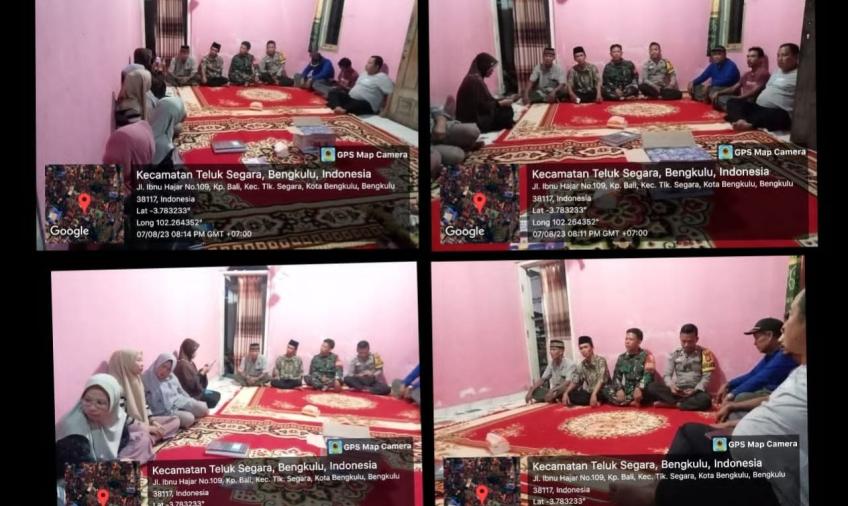 Bhabinkamtibmas Kelurahan Kampung Bali, Hadiri Kegiatan Rapat Persiapan Perayaan HUT Kemerdekaan RI