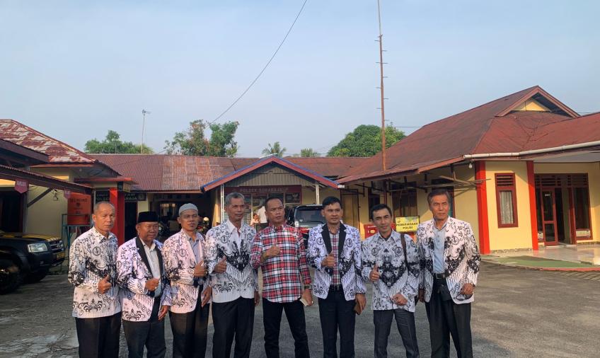 Polsek Sukaraja Monitoring Keberangkatan Perwakilan PGRI Kab. Seluma ke Kabupaten Rejang Lebong