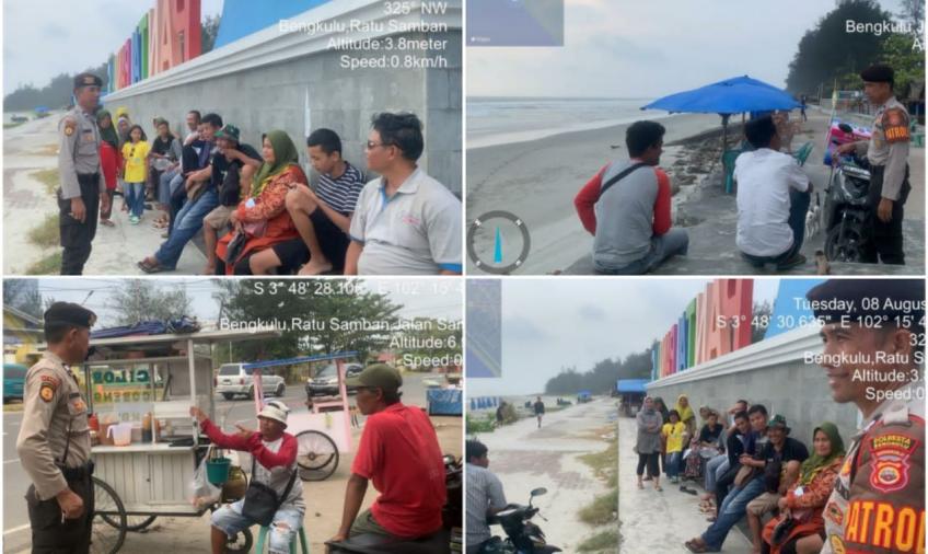 Patroli 11.01 Satsamapta Polresta Bengkulu Lakukan Hal Ini