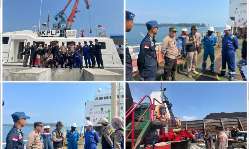 Guna Menjaga Keamanan, Polsek KSKP Pulau Baai Patroli Gabungan