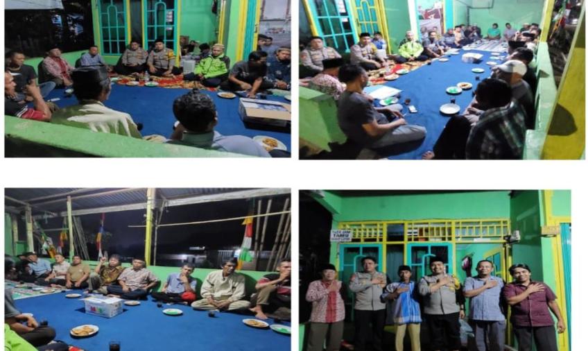 Jalin Keakraban, Polisi RW Polsek Gading Cempaka Hadiri Pemilihan Ketua RT 04 Kelurahan Dusun Besar 
