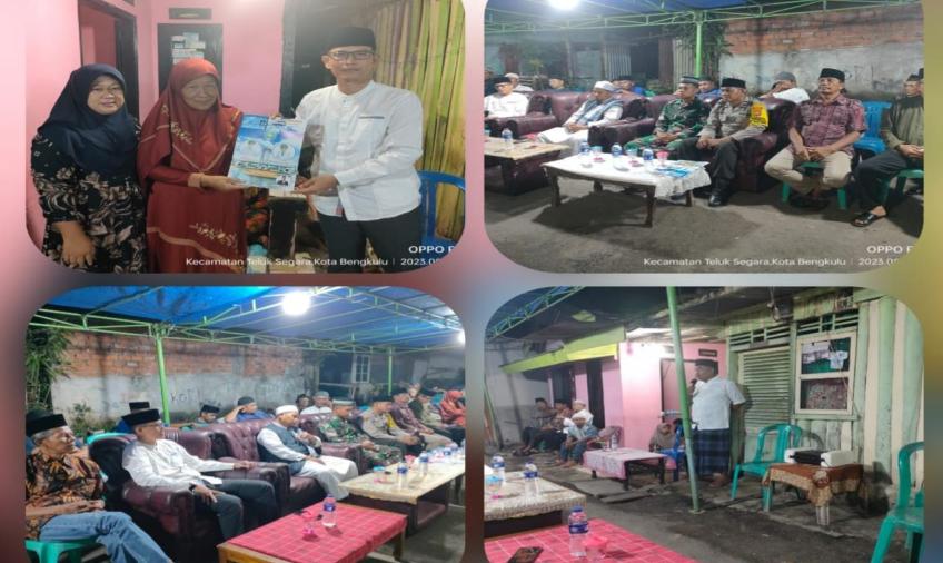 Bentuk Empati Polri Terhadap Warga Binaannya, Polsek Teluk Segara Ikuti Yasinan dan Tahlilan 