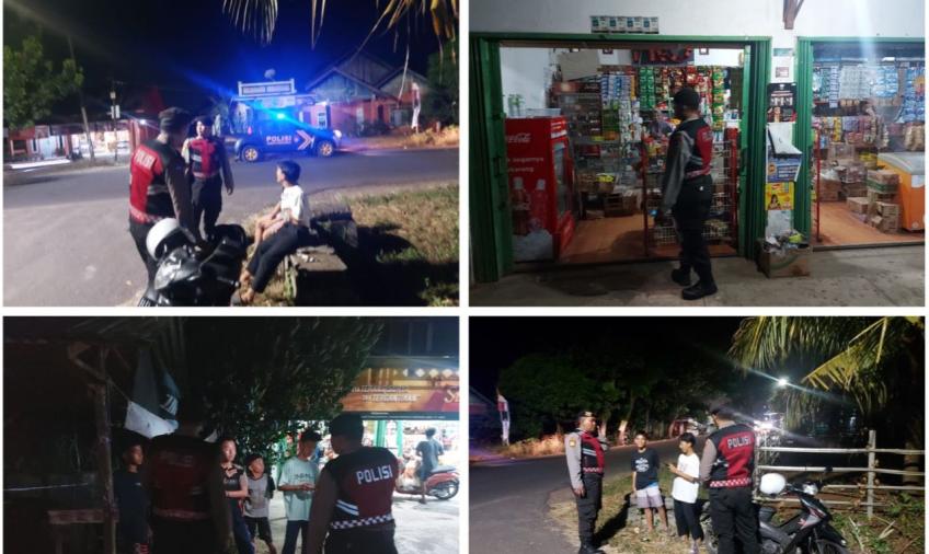Antisipasi Tindak Pidana di Lingkungan Sekitar, Sat Samapta Polresta Bengkulu Patroli Malam 